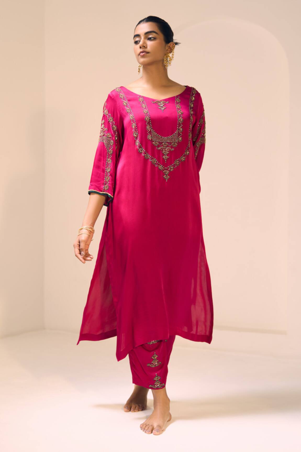 Sarang Kaur Anya Embroidered Kurta With Pant
