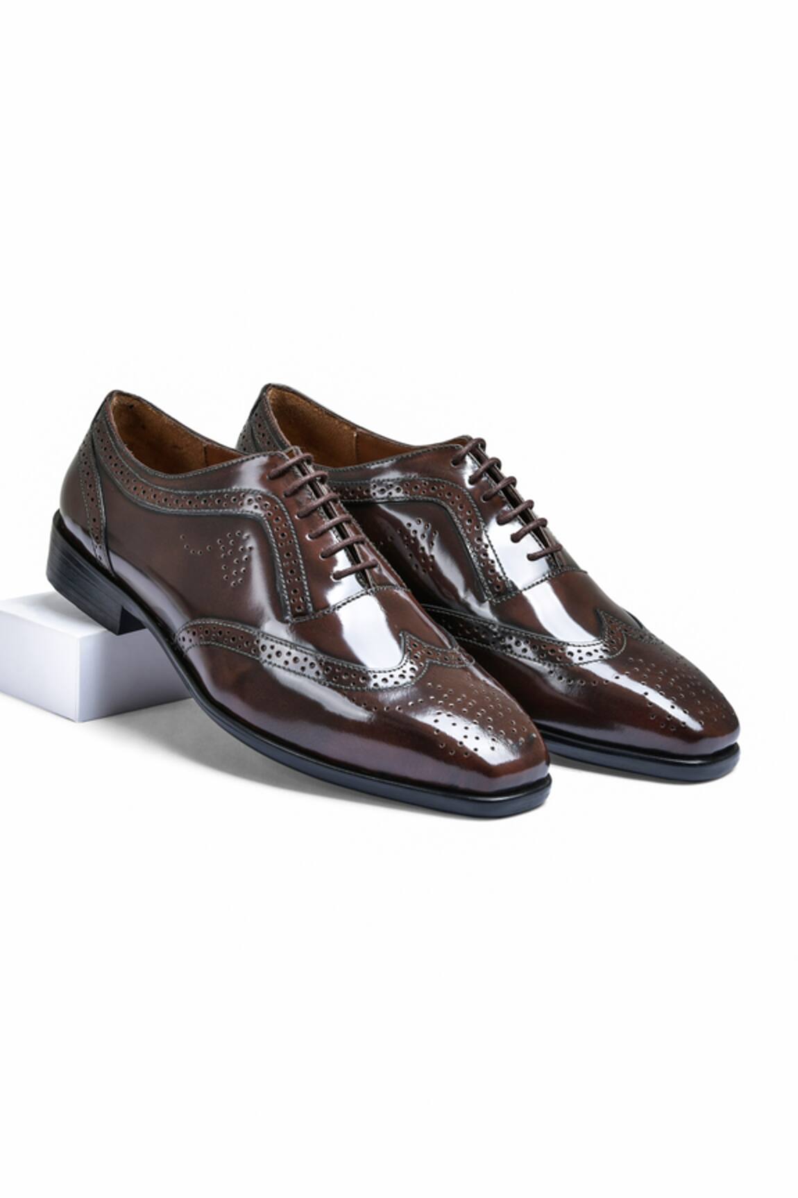 Wednesday Lifestyle Louis Brushoff Leather Oxford Shoes 