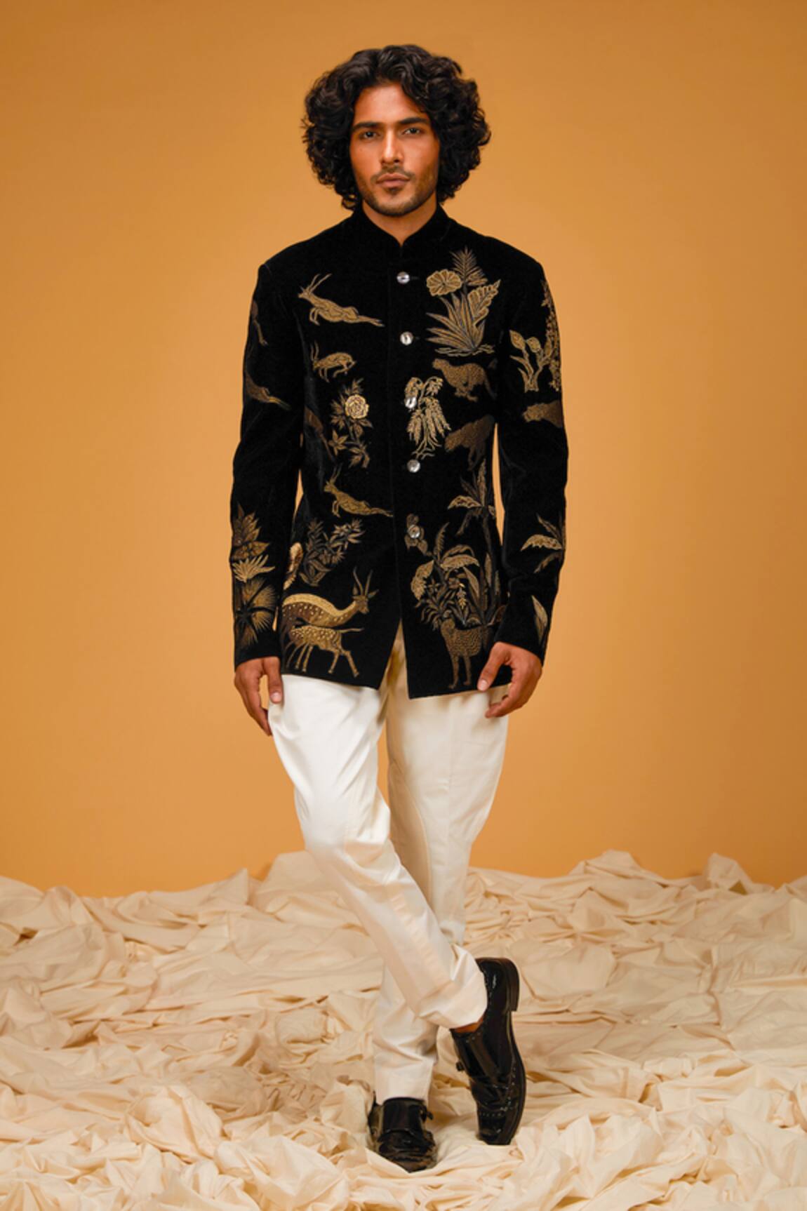Rohit Bal Jungle Embroidered Bandhgala 