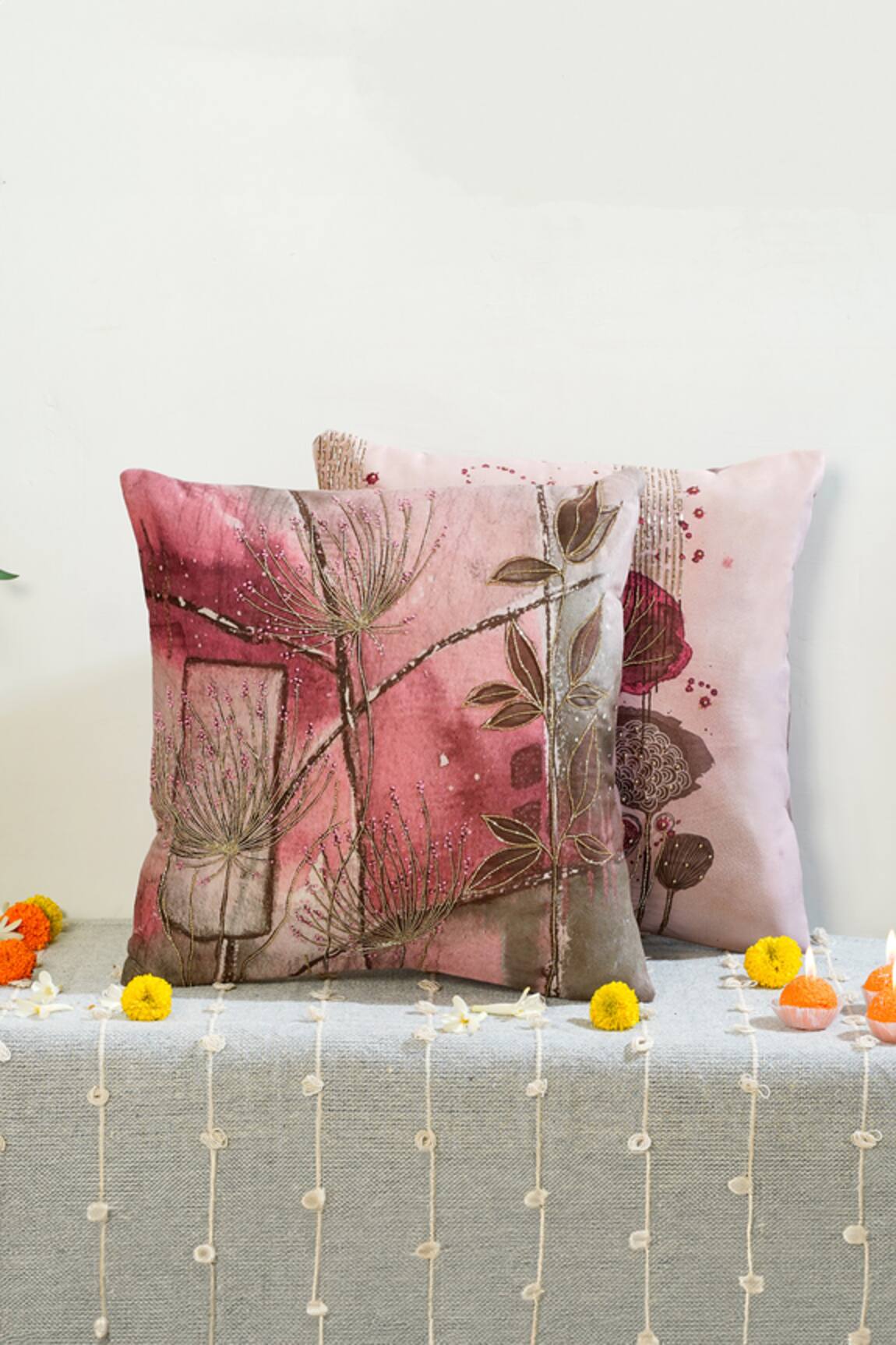 Mid July Home Elysium Dreamscape Abstract Print Cushion Cover 2 Pcs Set 