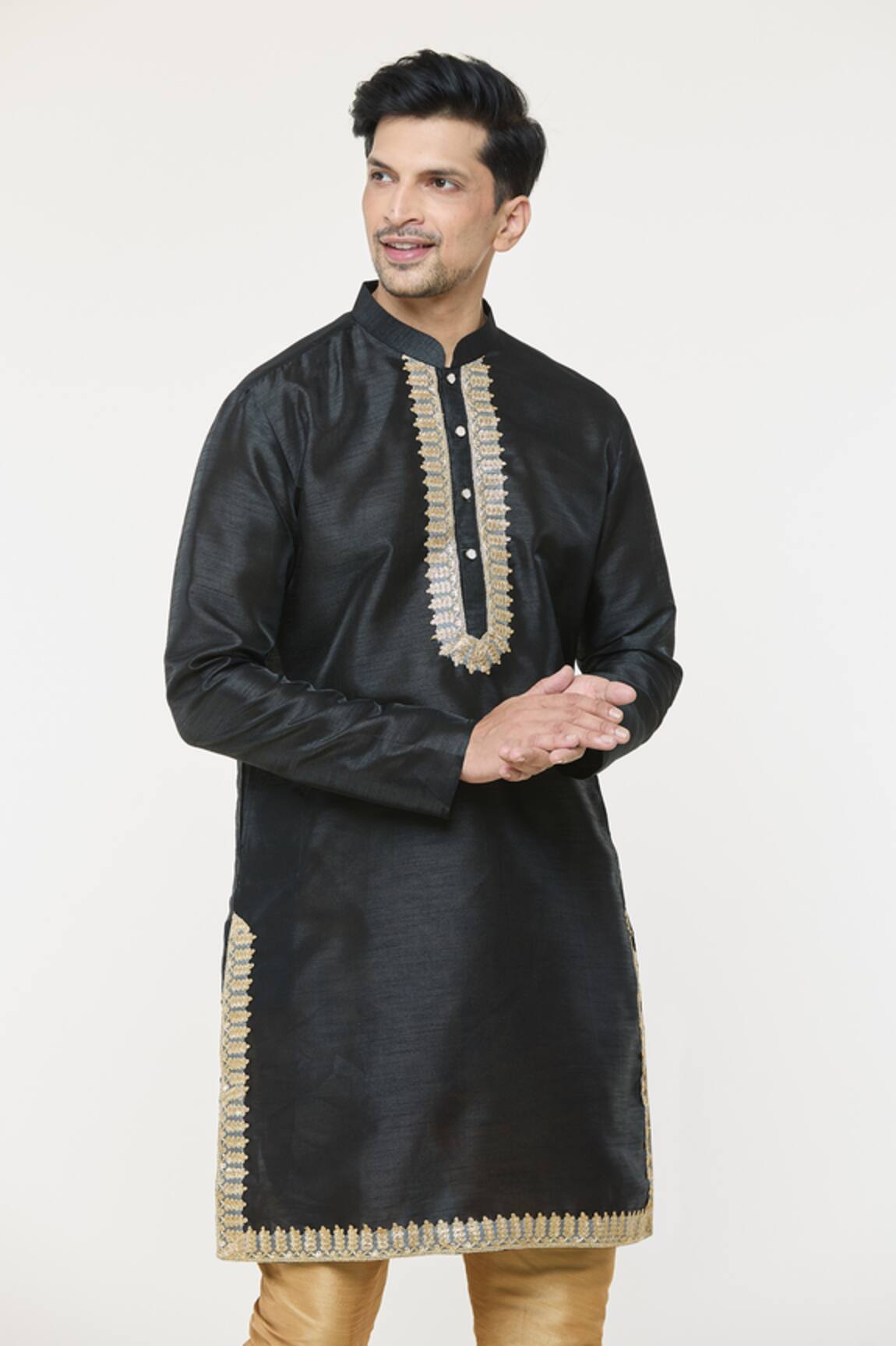 Arihant Rai Sinha Lace Border Kurta 