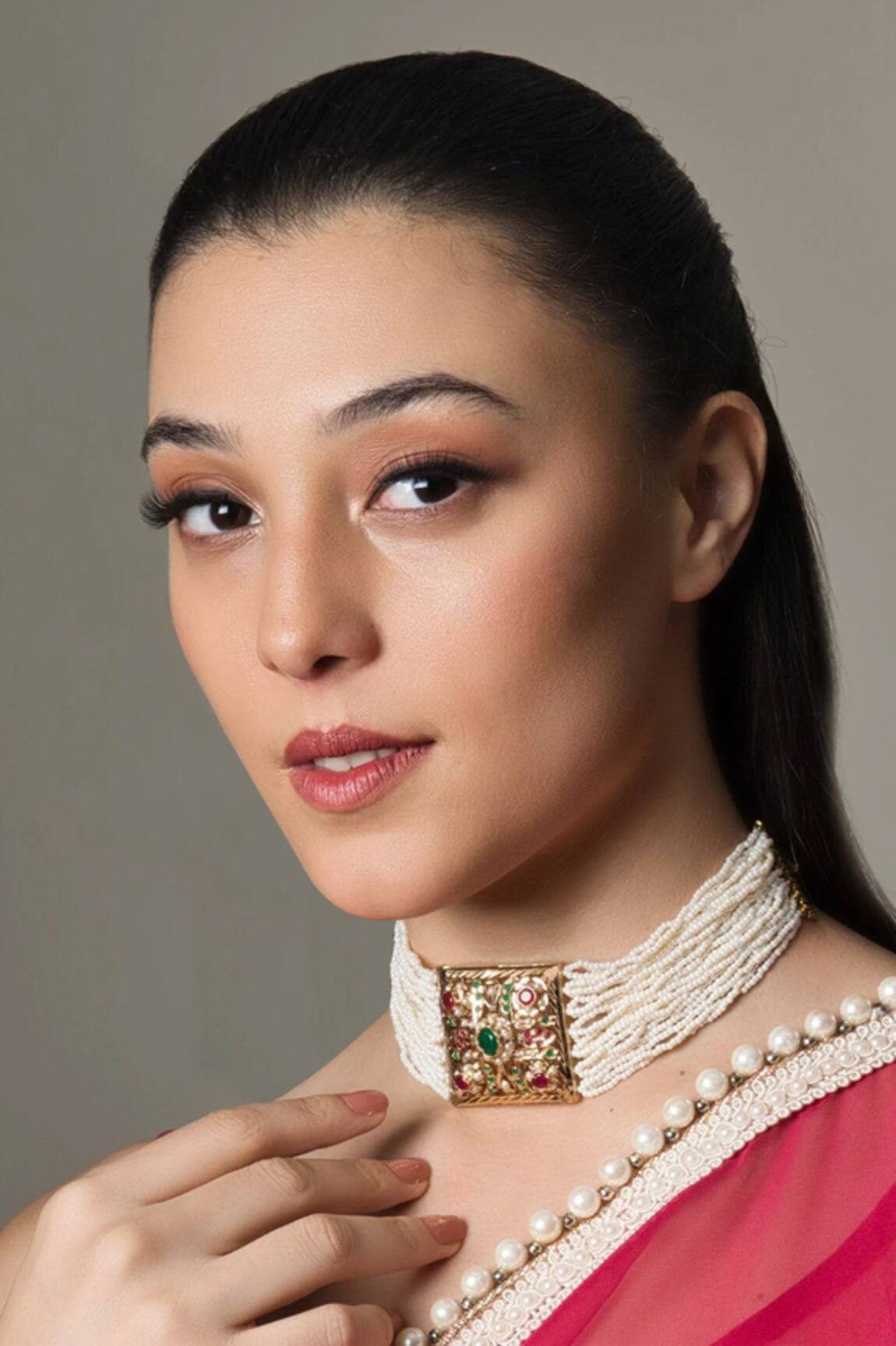Queens Jewels Adya Stone Studded Choker 