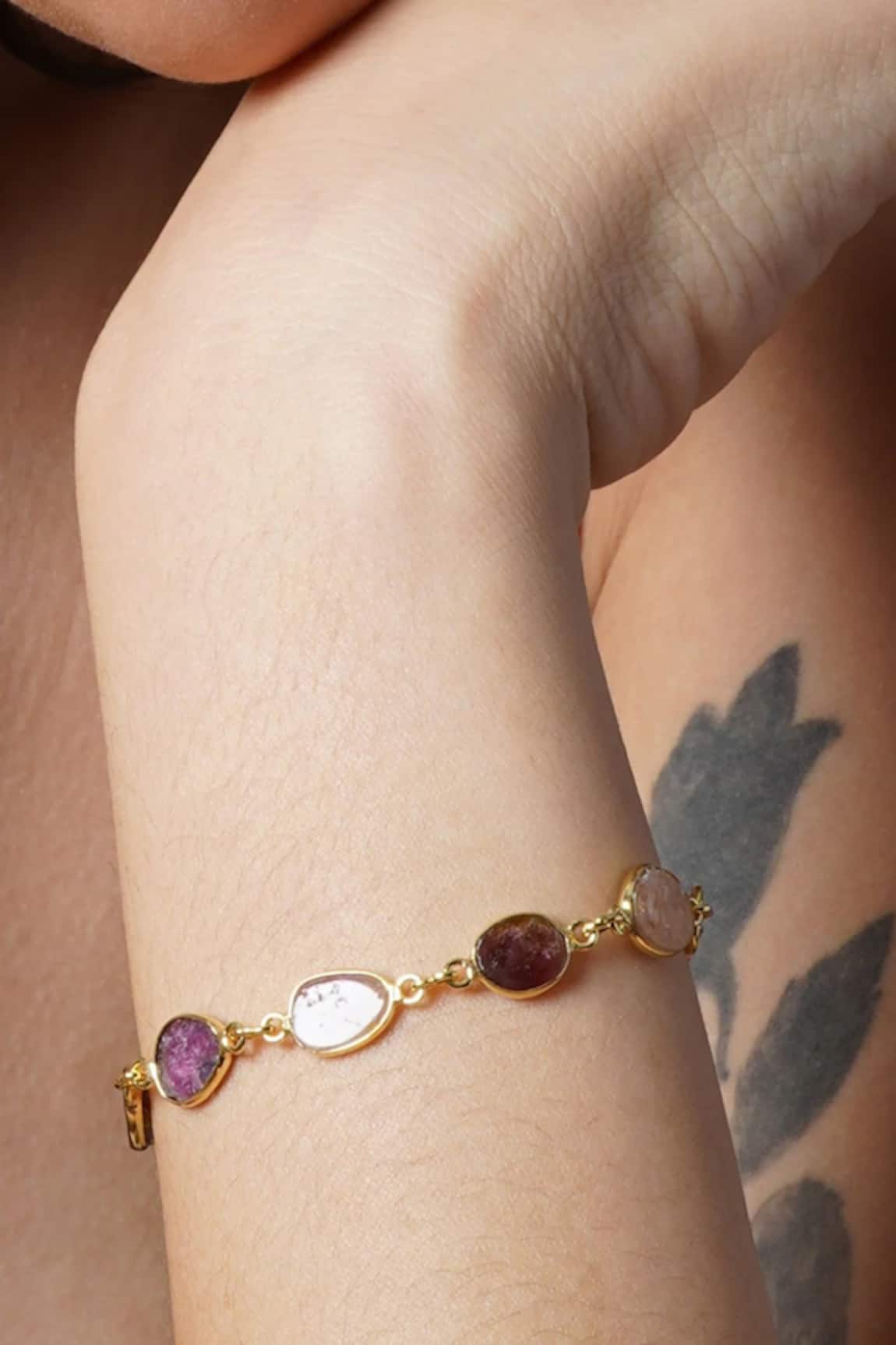 Queens Jewels Tourmaline Studded Bracelet 