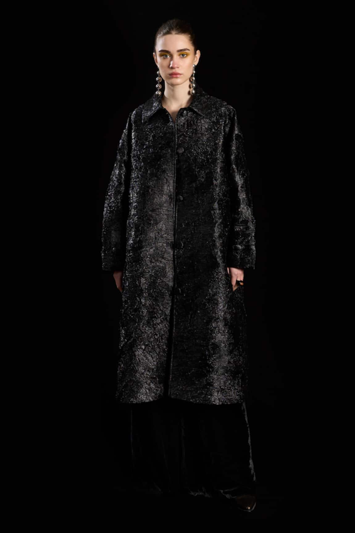 Rara Avis Pocketed Long Trench Coat