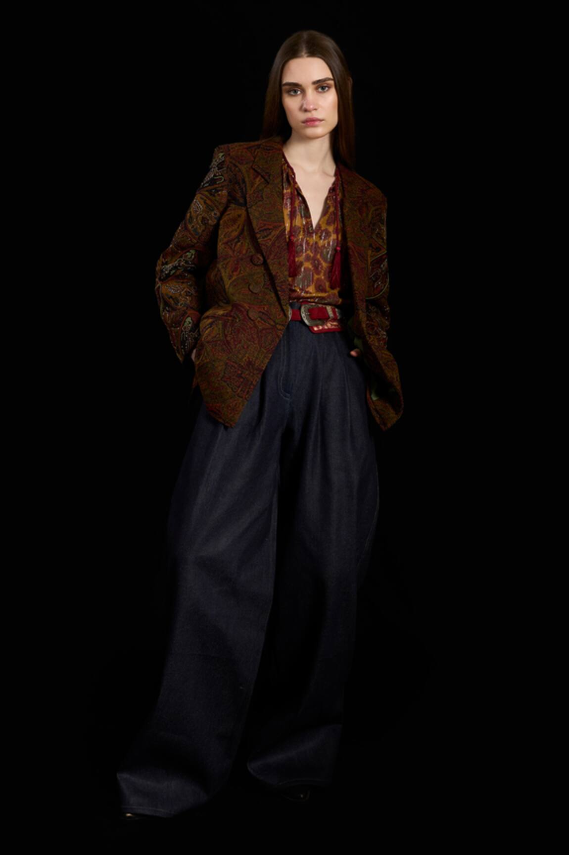 Rara Avis Eurasia Hand Embroidered Blazer