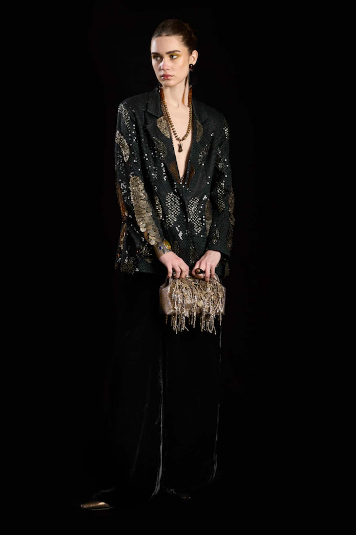 Rara Avis Hand Embroidered Blazer