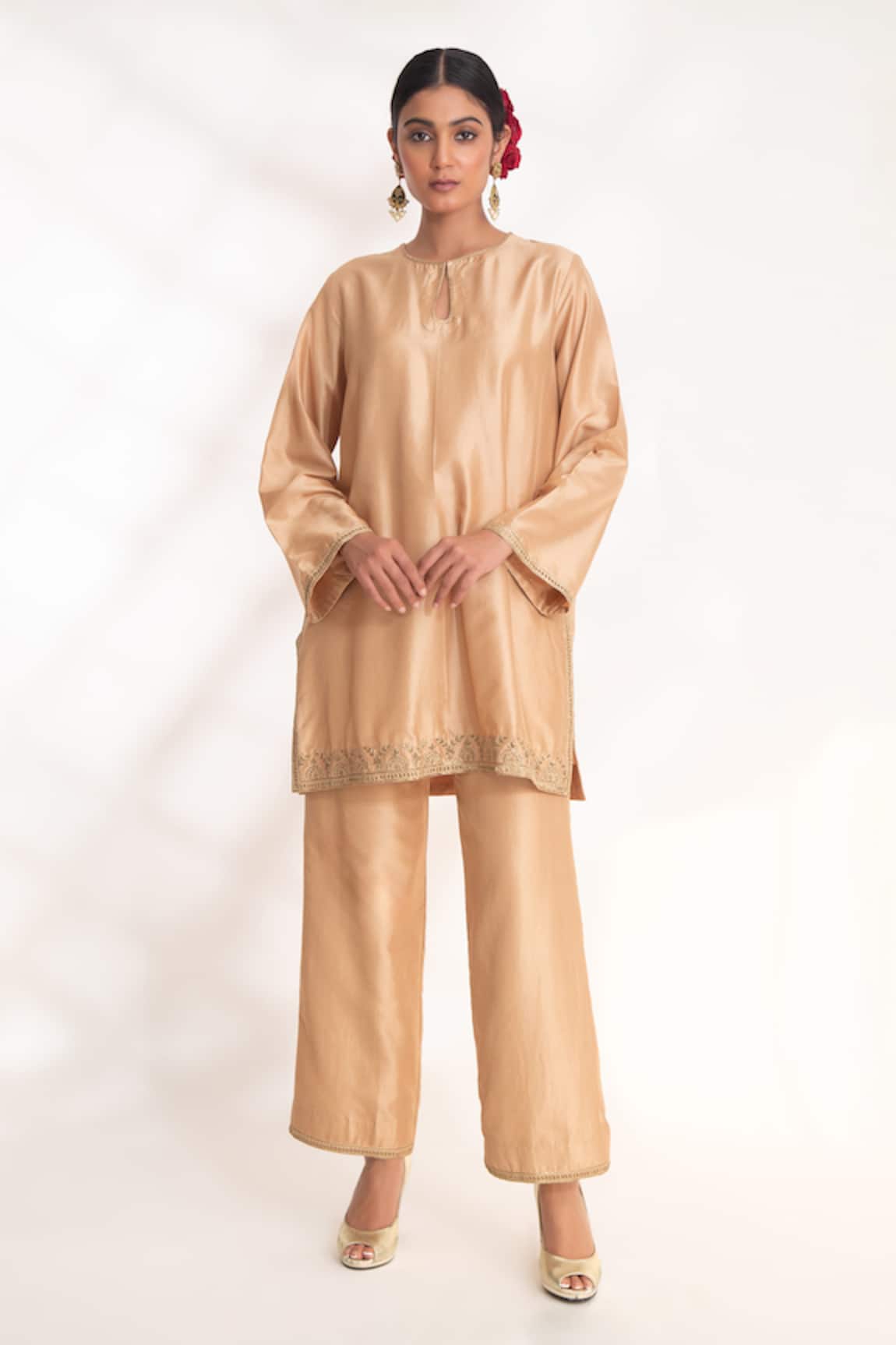 Chhaya Mehrotra Aavya Zardozi Work Kurta & Pant Set
