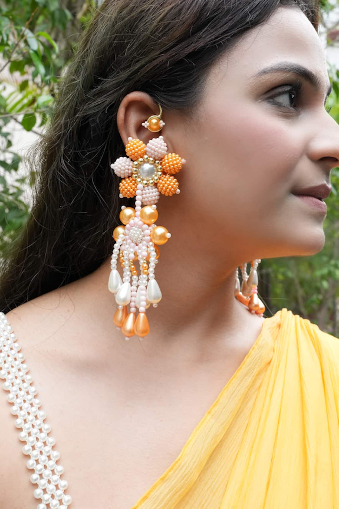 Vaidaan Vilasini Hand Embroidered Earcuffs 