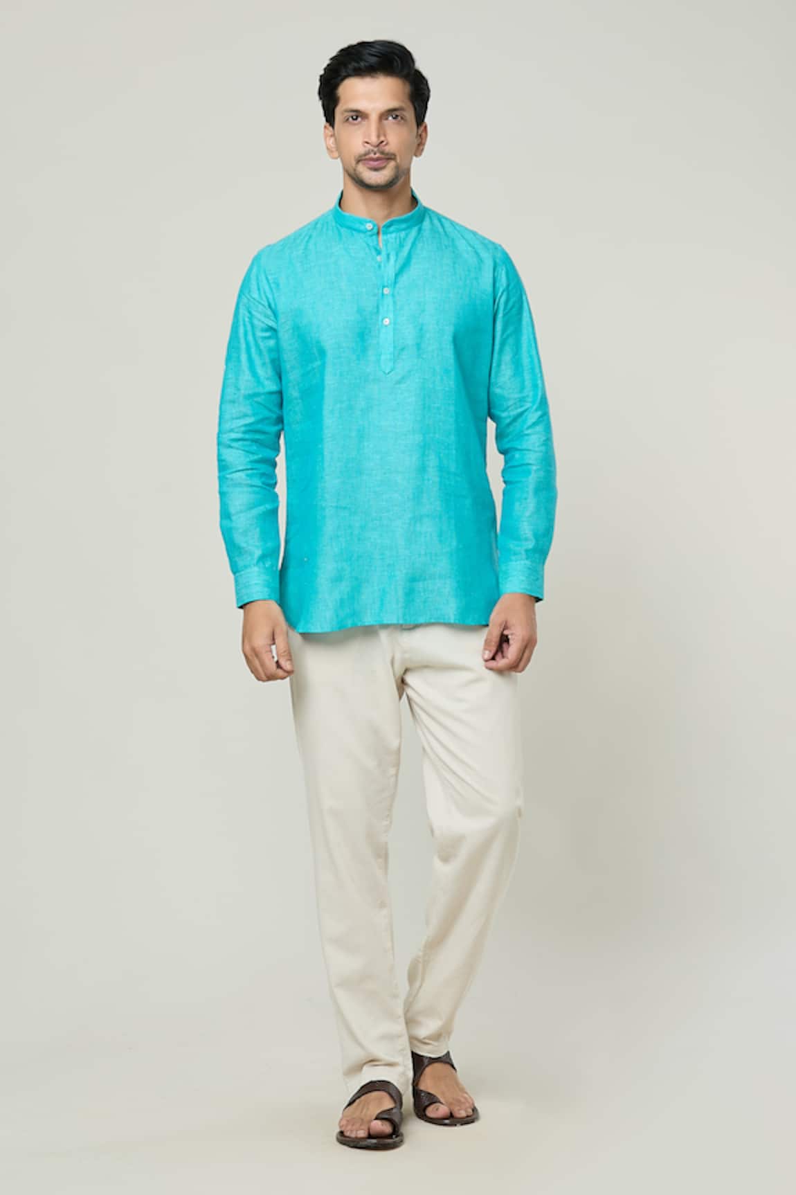 Arihant Rai Sinha Full Sleeve Plain Kurta 