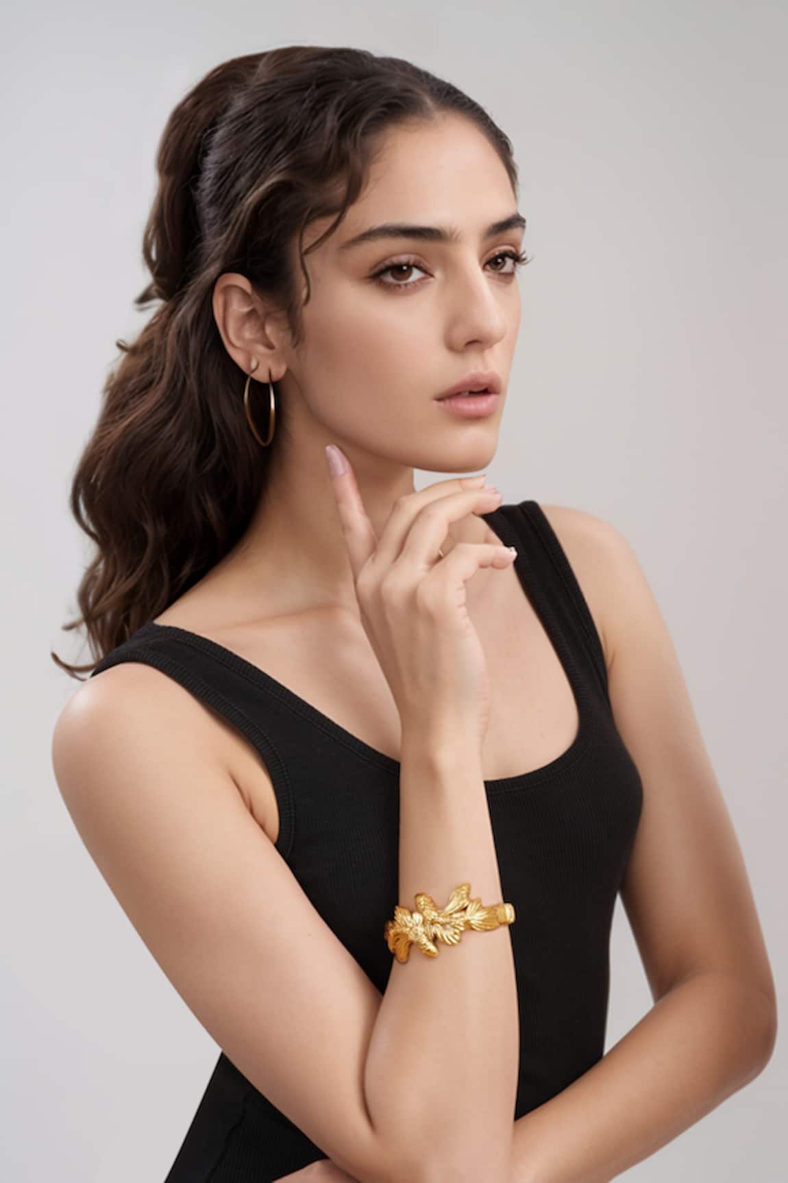 Rahul Mishra Koi Fish Oval Bangle