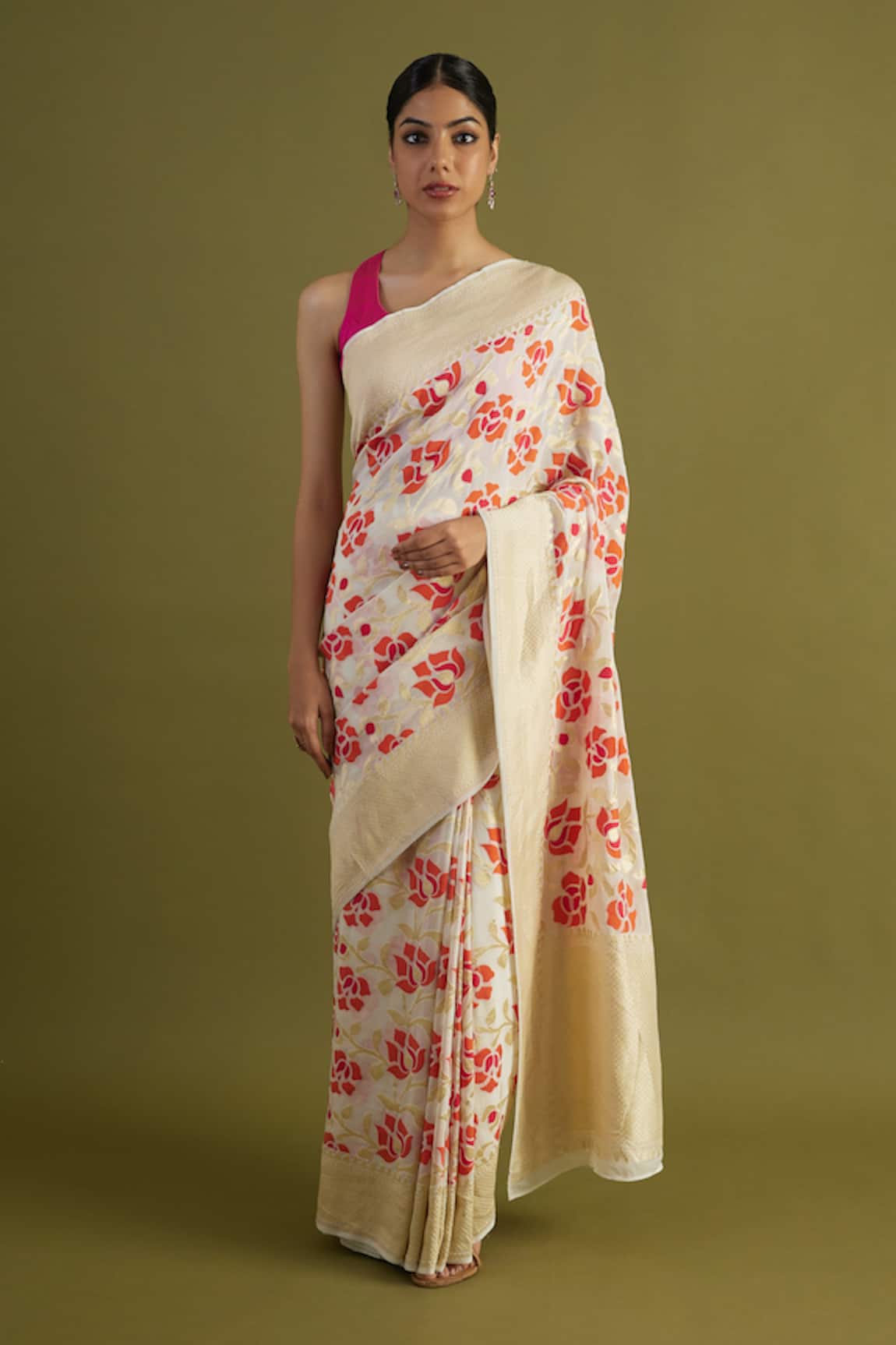 Neitri Tifli Handwoven Saree 