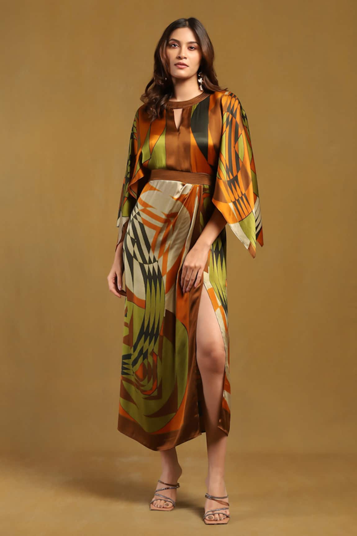 Ritu Kumar Minati Printed Kaftan Dress 