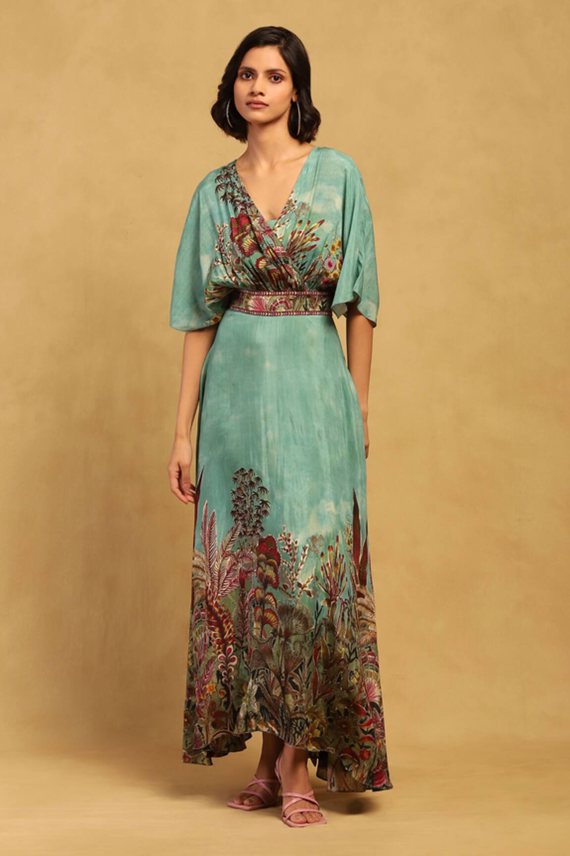 Ritu Kumar Paradise Print Long Dress 
