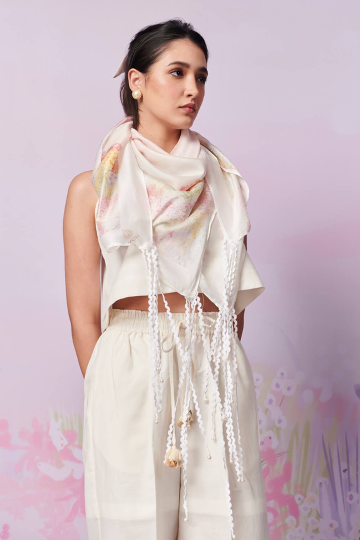 Moh India Meadow Printed Scarf