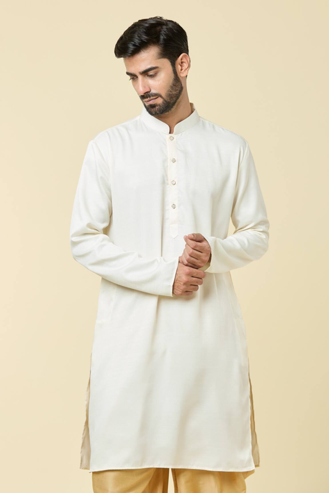 Arihant Rai Sinha Cotton Plain Kurta