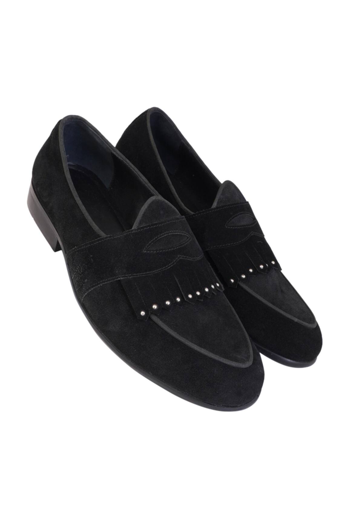 Lovey Oliver Embellished Fringed Shoes 