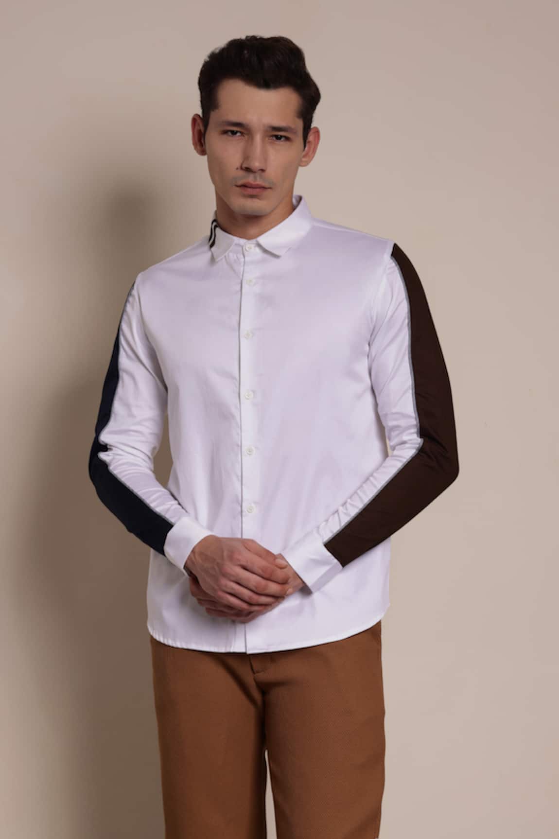 Lacquer Embassy Hartley Cotton Satin Shirt 
