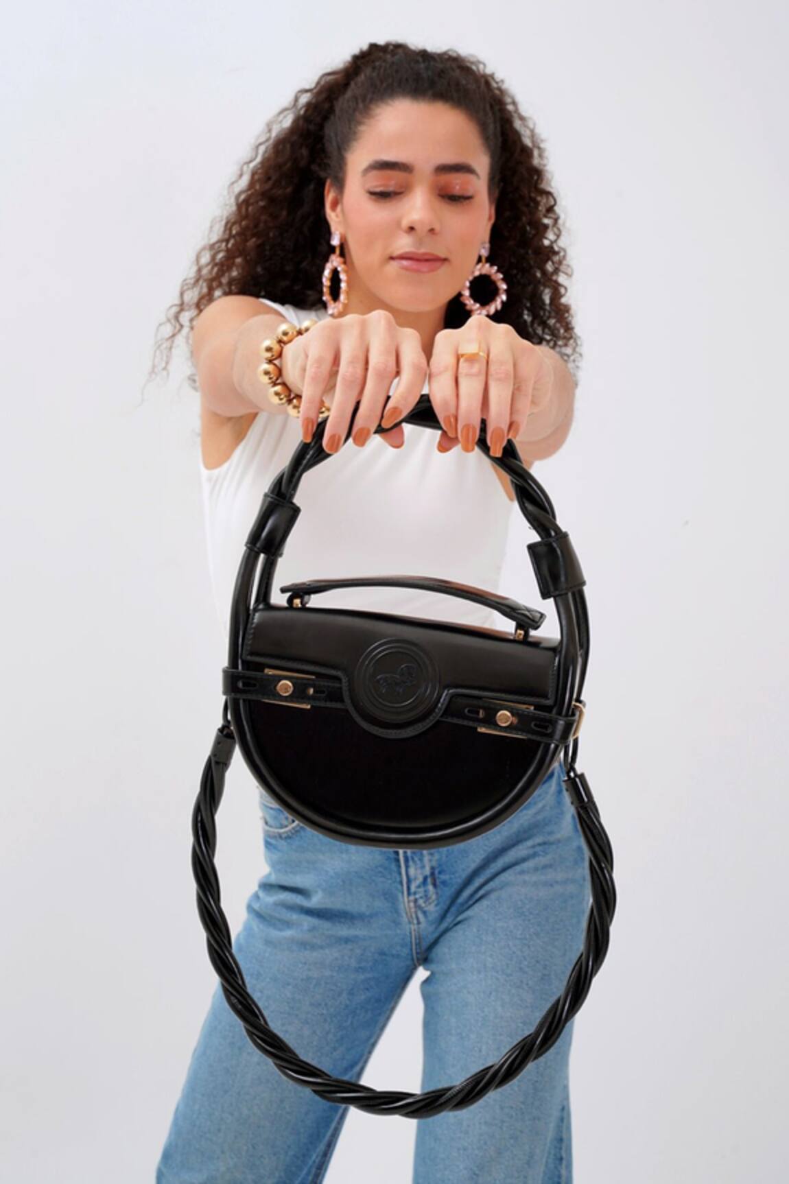 Wagon Horse Estrella Night Crescent Shaped Bag 