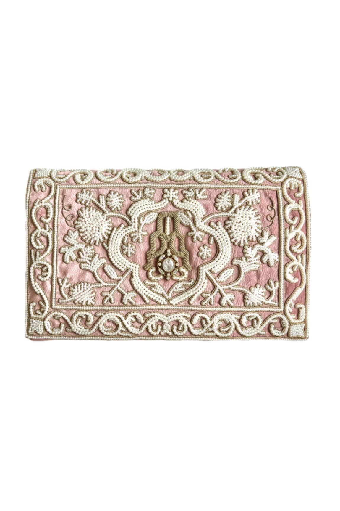 Kokommo Adelina Zardosi & Pearl Work Clutch
