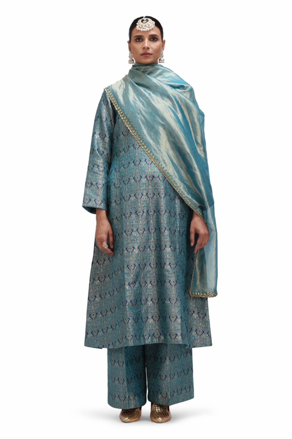 Mimamsaa Gazal Scallop Hem Dupatta 
