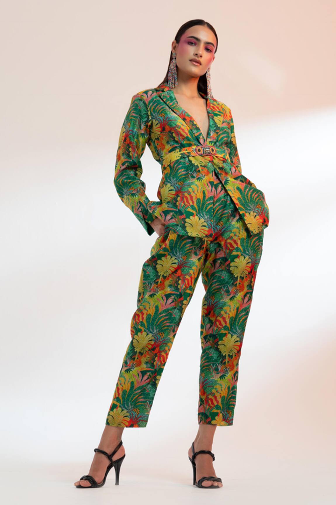 Gazab by Miku Kumar The Tuileries Garden Paris Jacket With Pant 