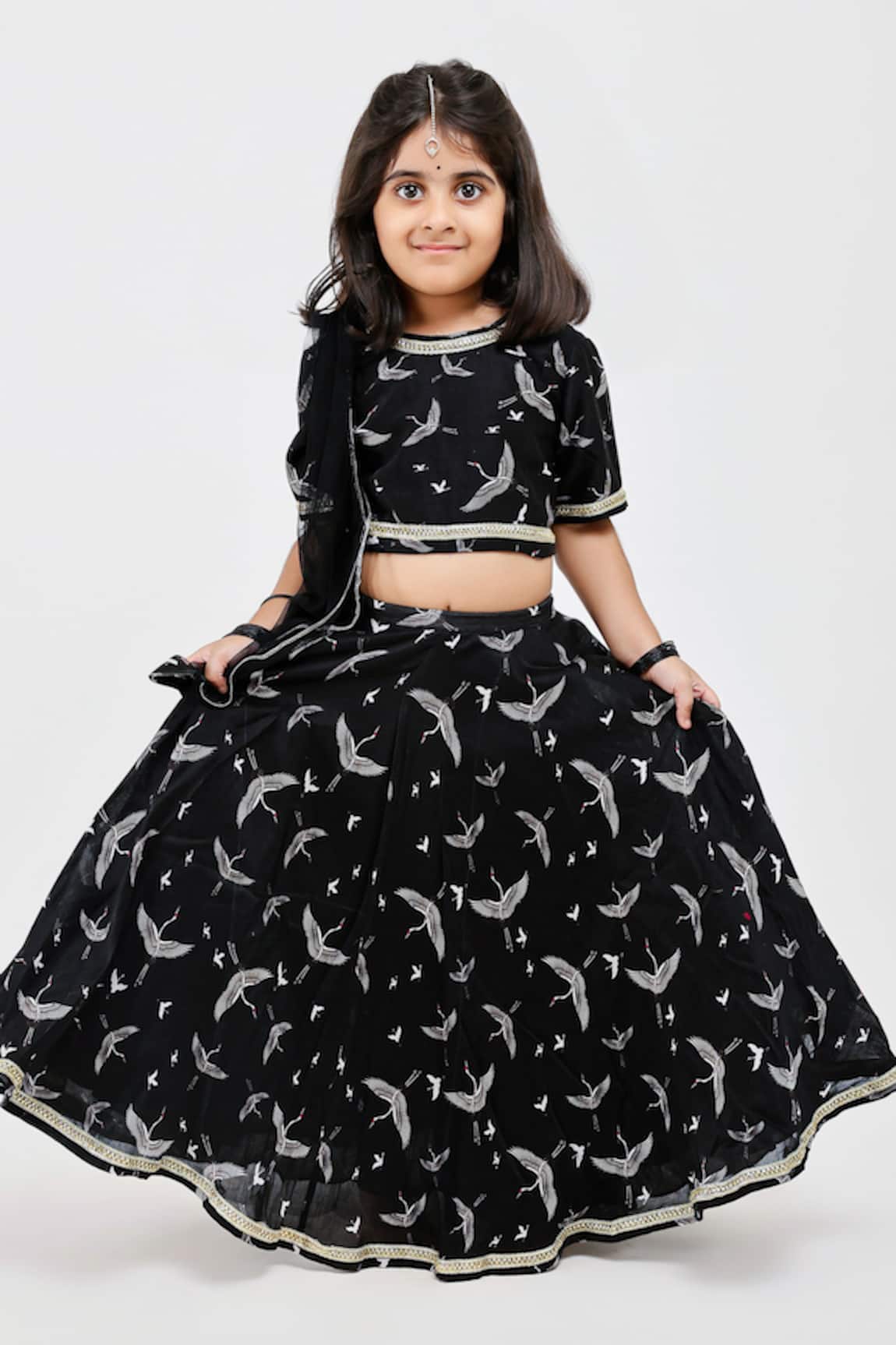 Mamma Plz Fauna Print Lehenga Set 