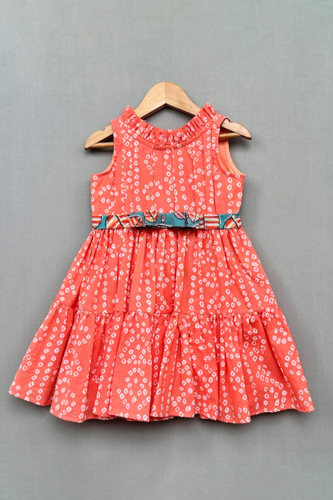 Label Neeti Bandhej Print Cotton Dress