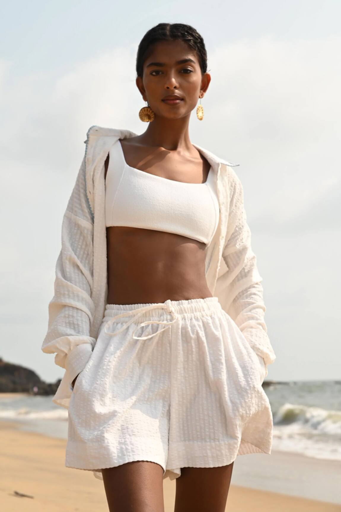 Shop Nirvanaa Aster Embroidered Shirt