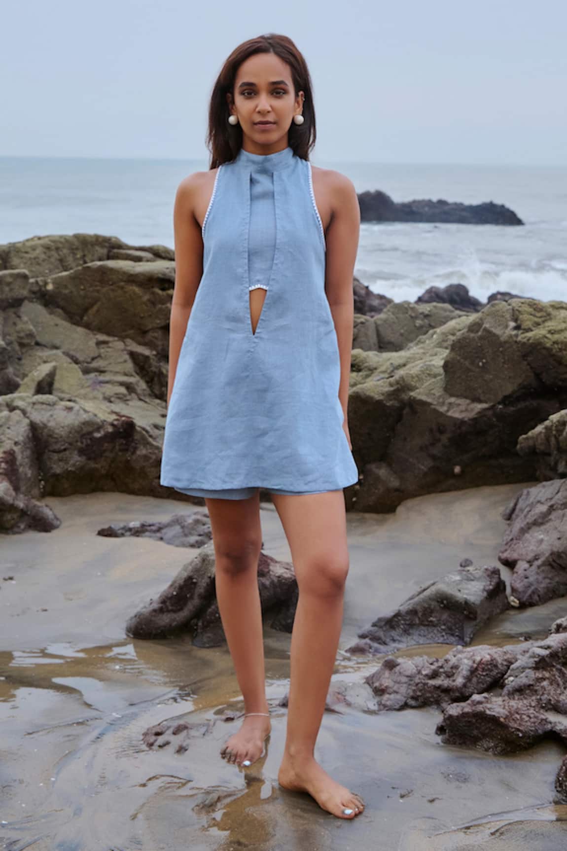 Shop Nirvanaa Ava Embroidered Top