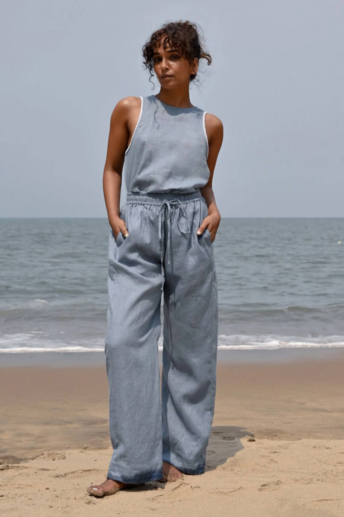Shop Nirvanaa Eri Linen Pant