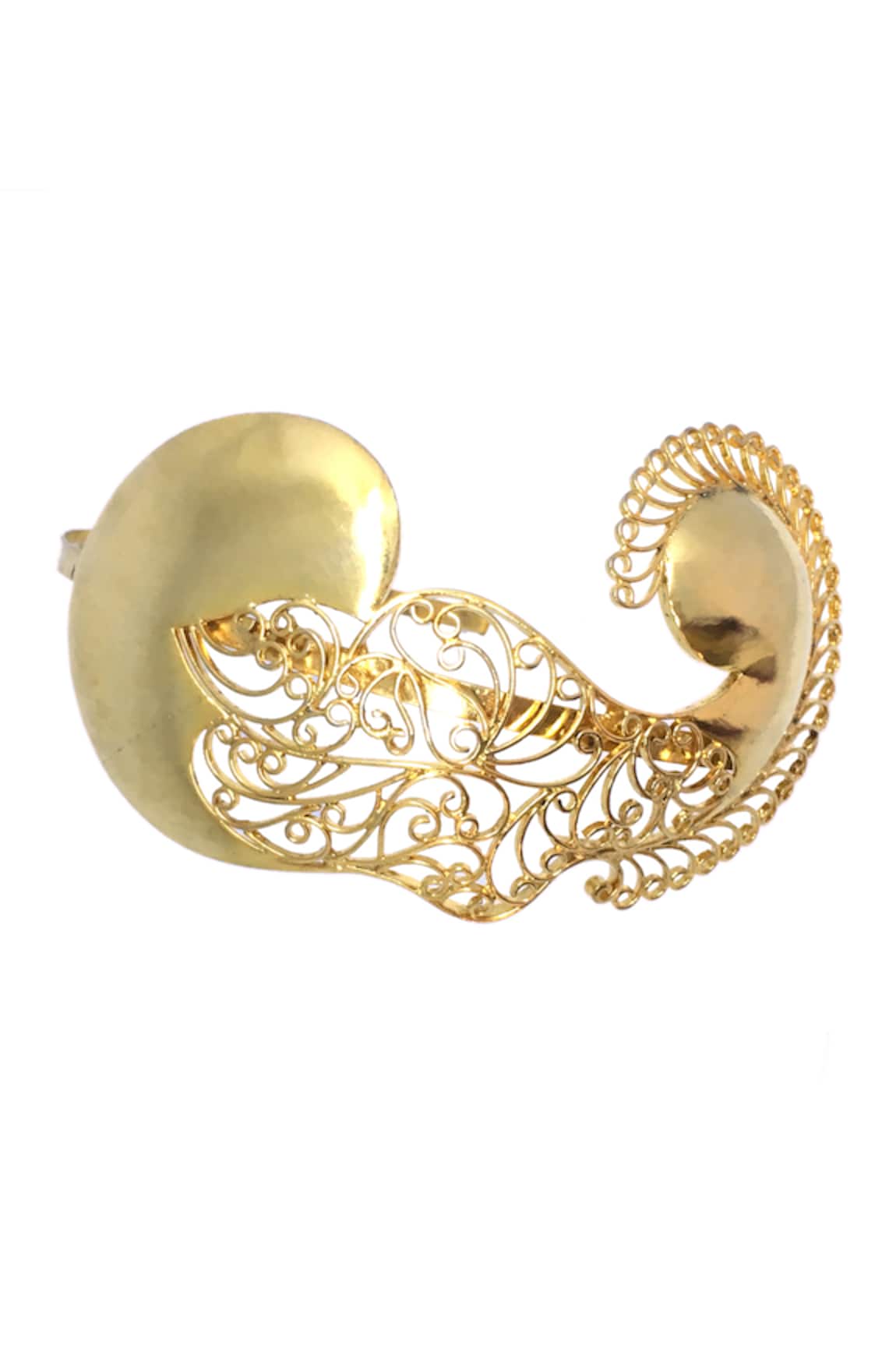 Ornamaas Gold Paisley Cutwork Headband