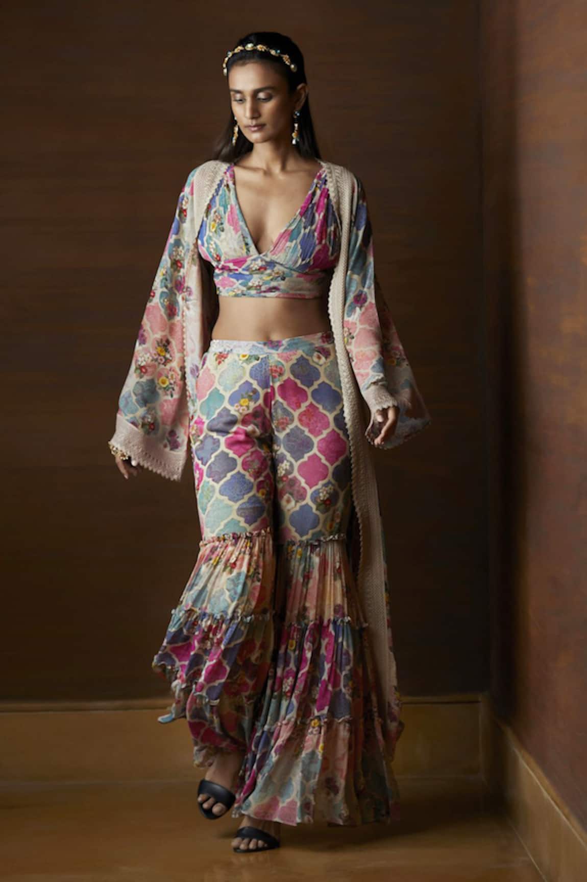 Ornamaas Abstract Motif Embellished Headband