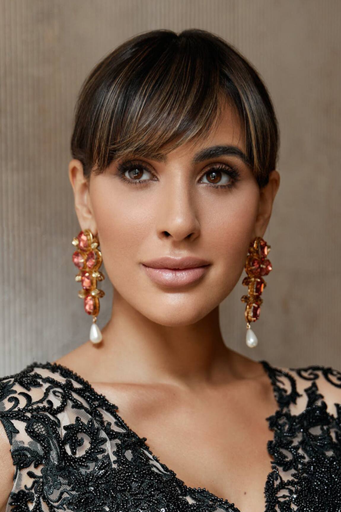 Ornamaas Colors Of Silence Carved Earrings