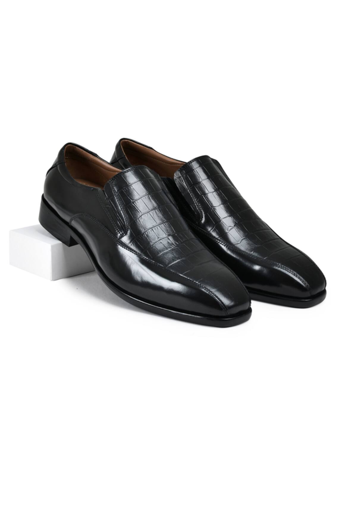 Wednesday Lifestyle Daniel II Croc Genuine Leather Loafers 