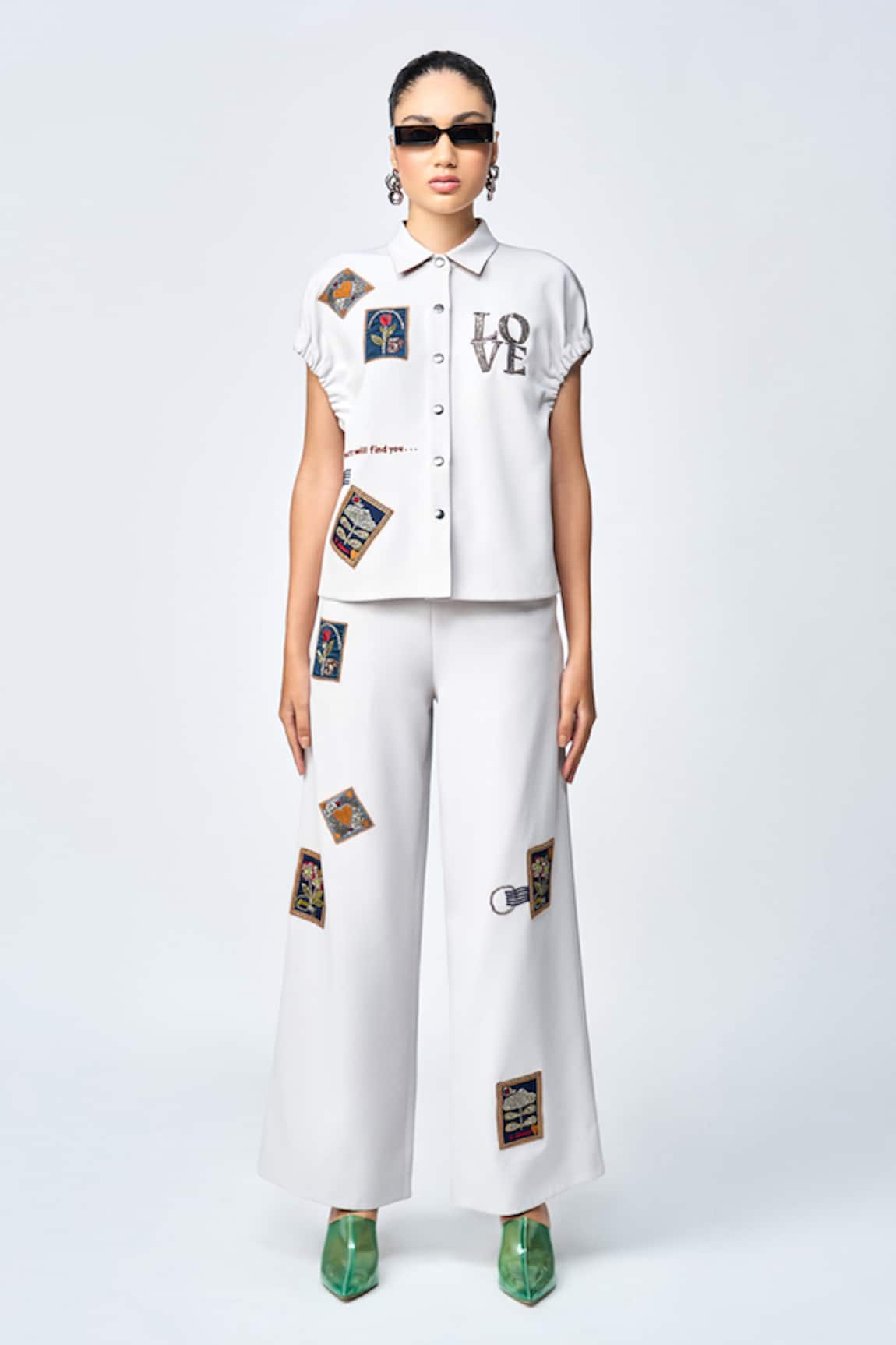 Shahin Mannan Stamp Patch Shirt 