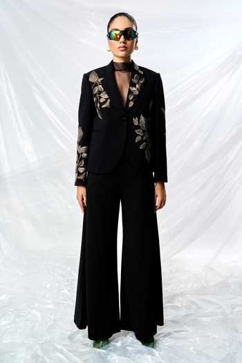 Shahin Mannan Flared Hem Pant 