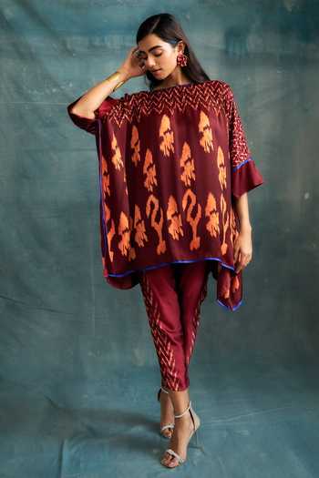 Krishna Mehta Modal Printed Kaftan 