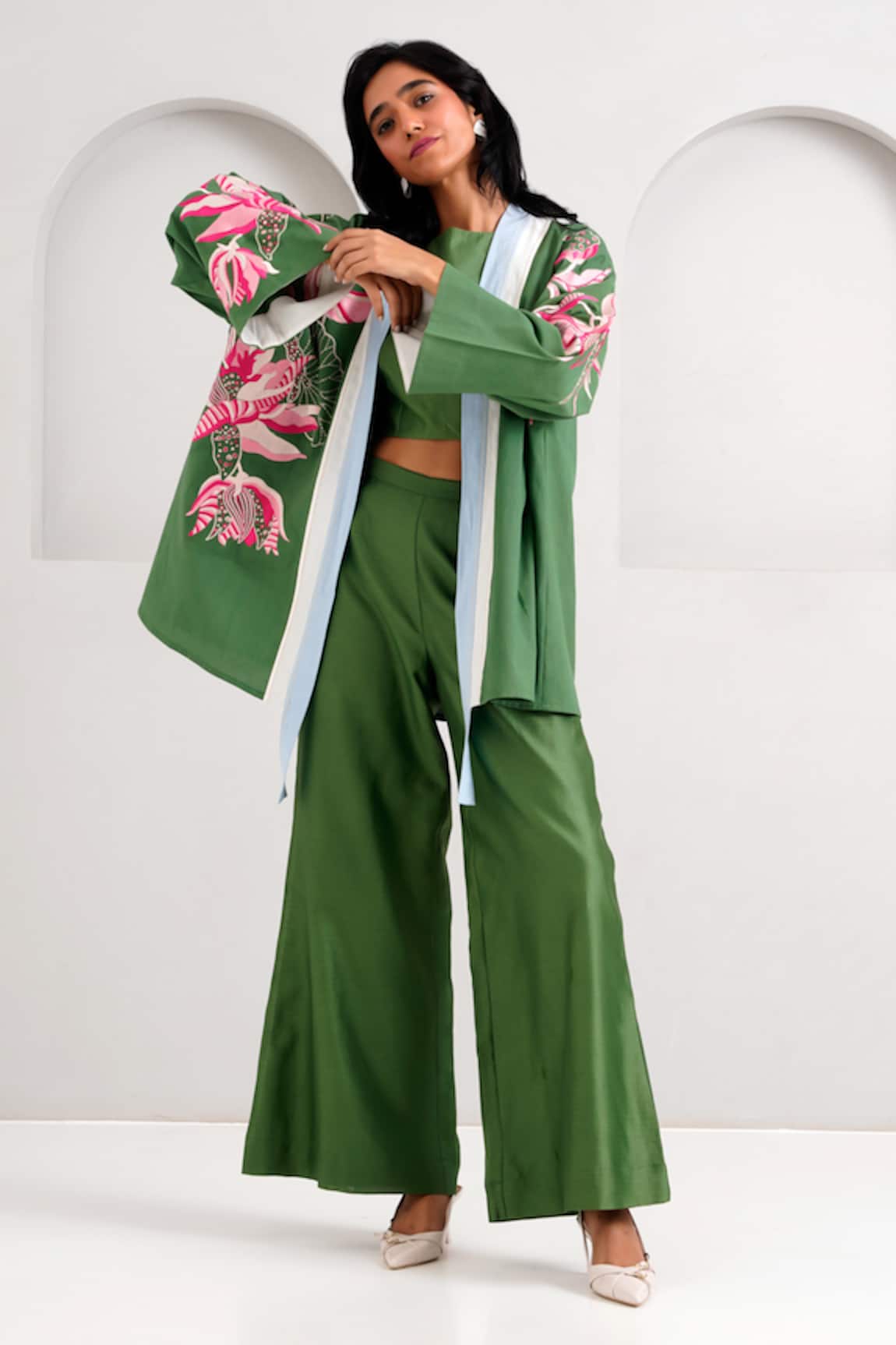 Madder Much Lyam Woven Bloom Embroidered Jacket 