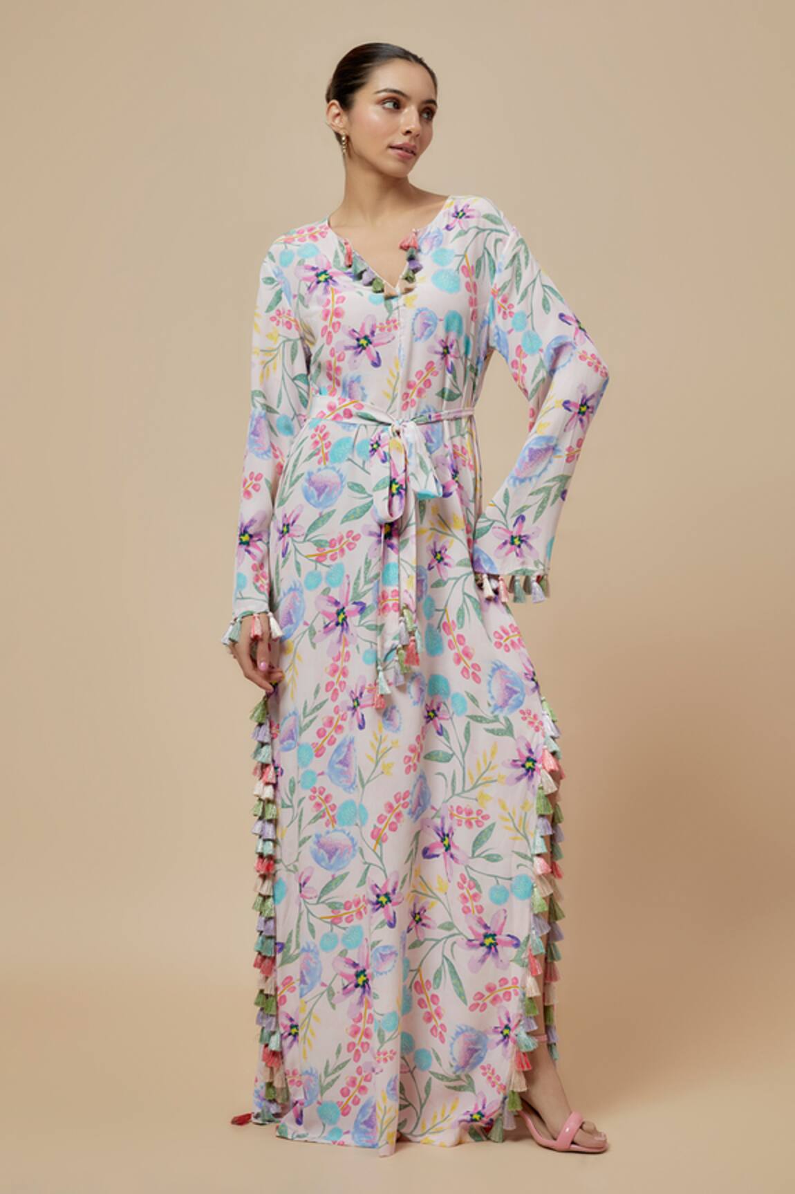 PS Pret by Payal Singhal Periwinkle Dream Print Beyza Kaftan 