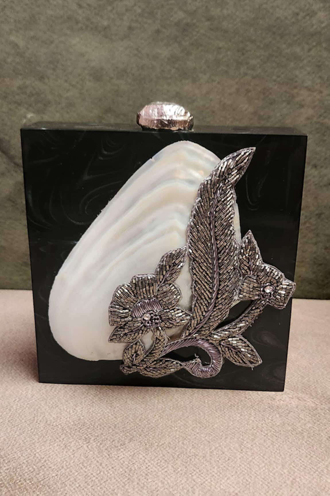 Adwita Bags & Jewels EOSS Shell Embellished Clutch