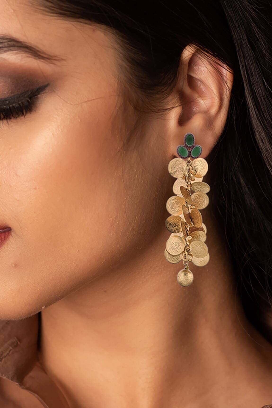 Suhani Pittie Coin Cluster Earrings