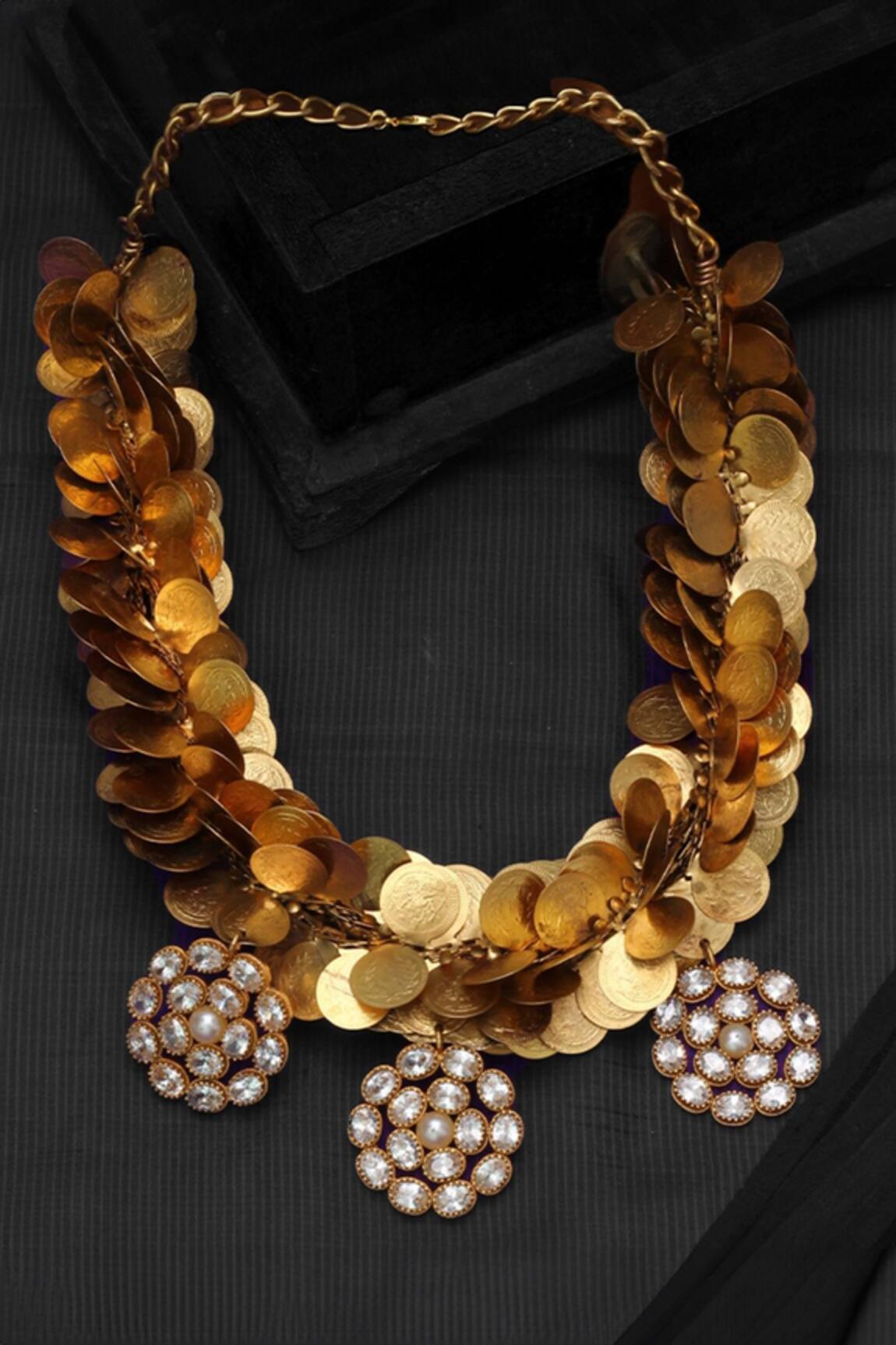 Suhani Pittie Embossed Coin Necklace