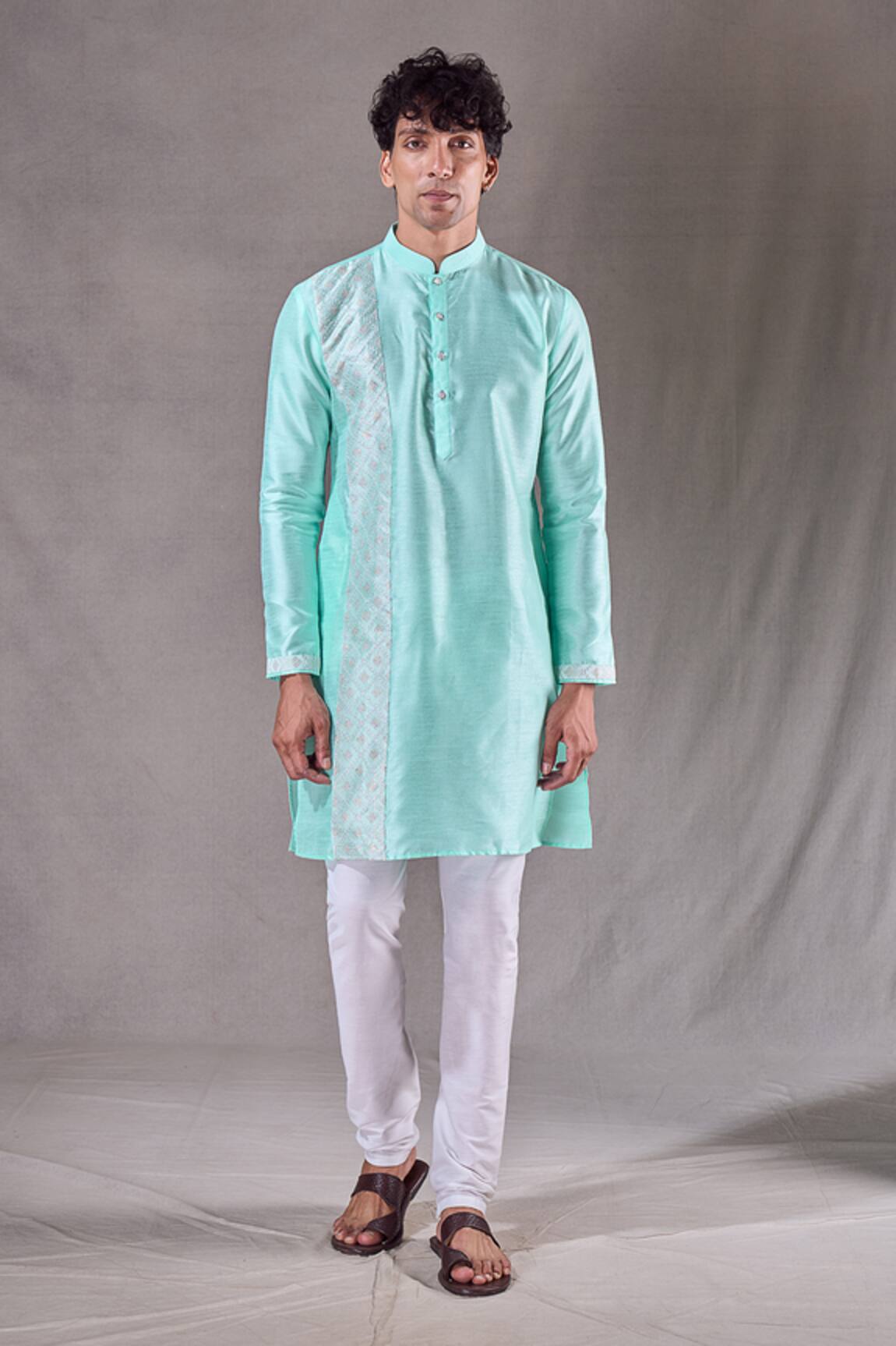 Arihant Rai Sinha Panel Embroidered Straight Kurta 