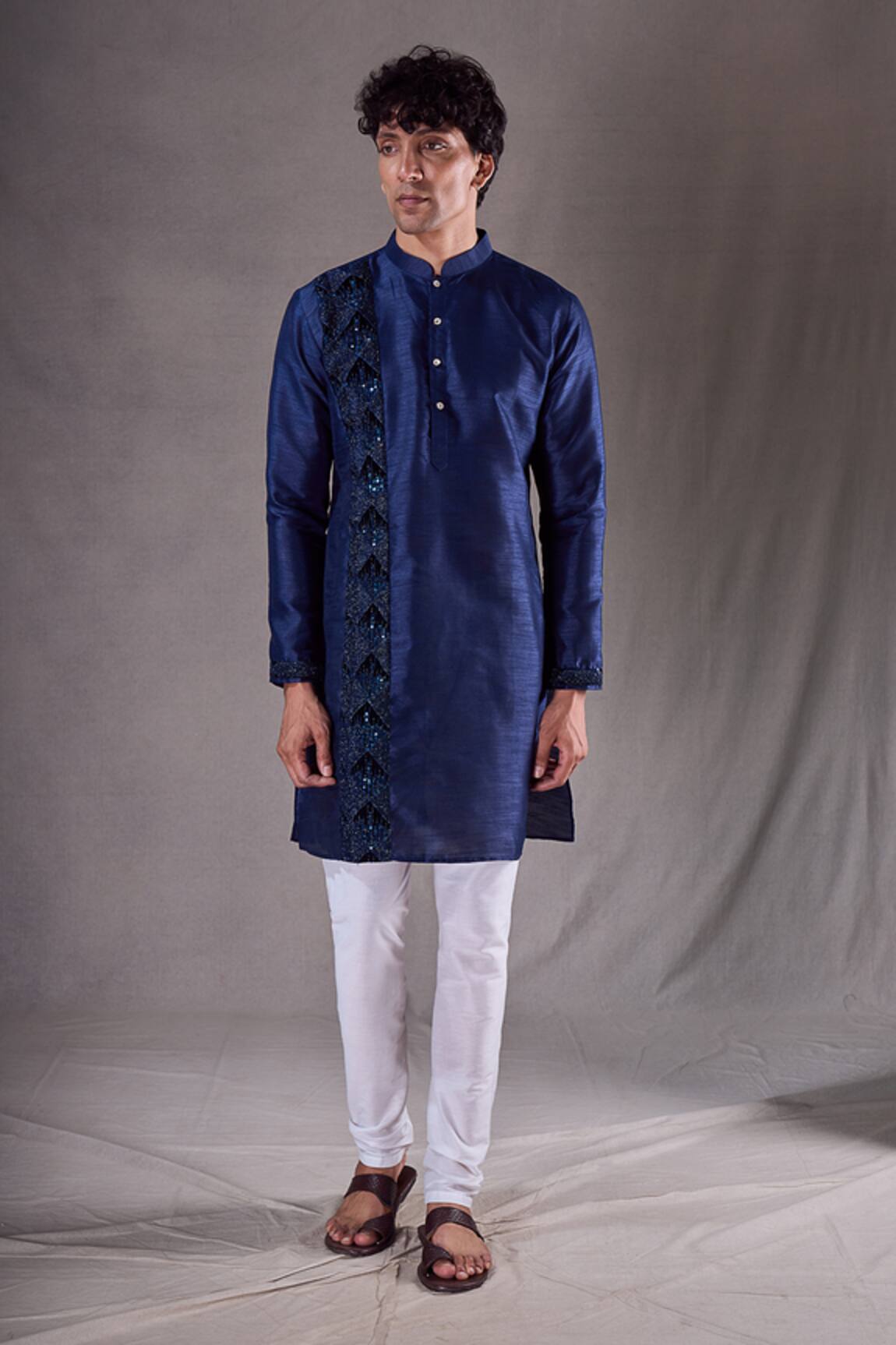 Arihant Rai Sinha Sequin Embroidered Panelled Kurta 