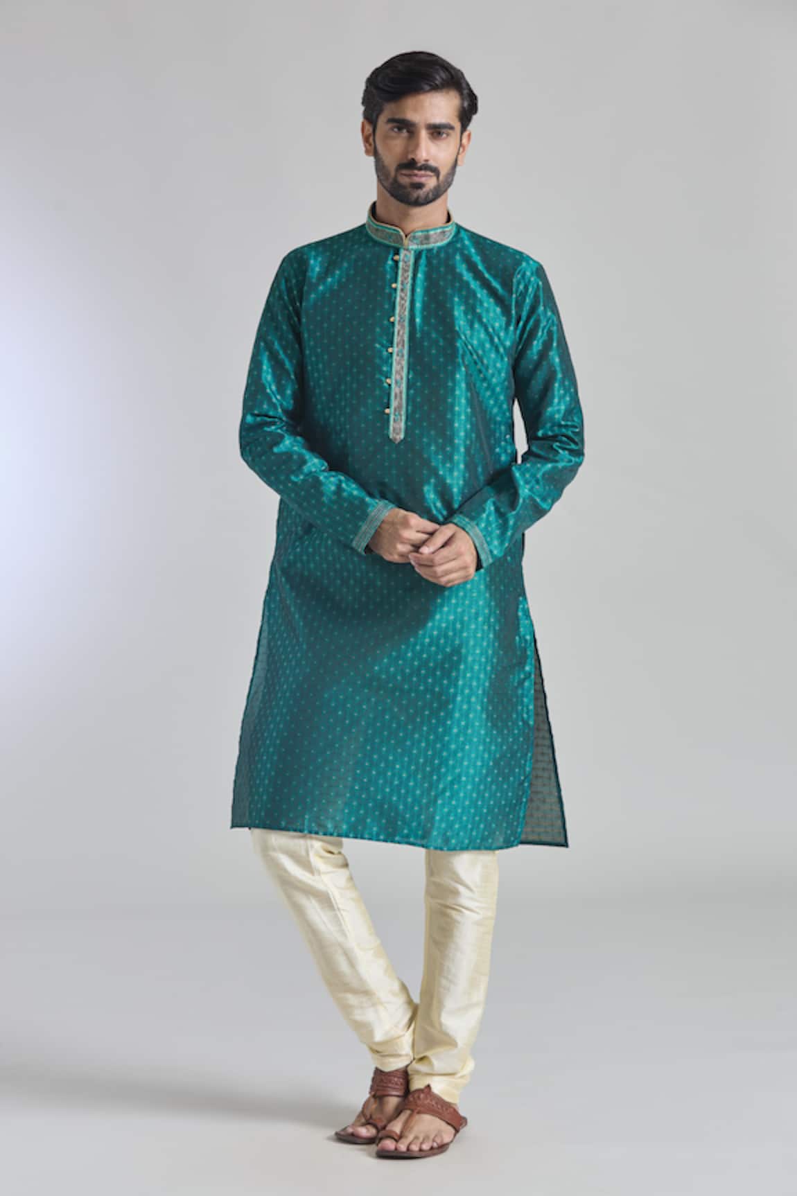 Arihant Rai Sinha Starlet Vine Woven Kurta 