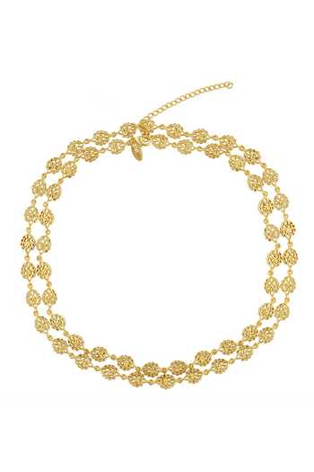 ZARIIN Imperial Notes Filigree Long Necklace 