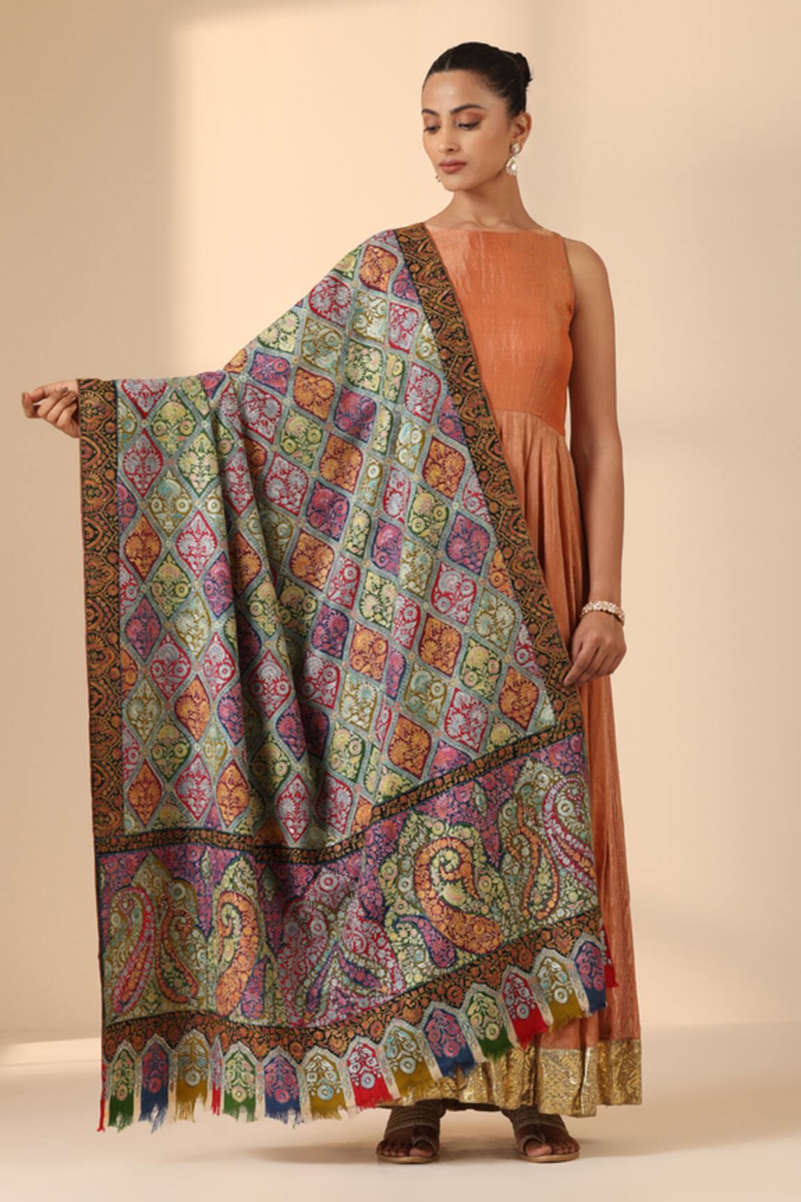 DUSALA Aastha Pashmina Handwoven Shawl 