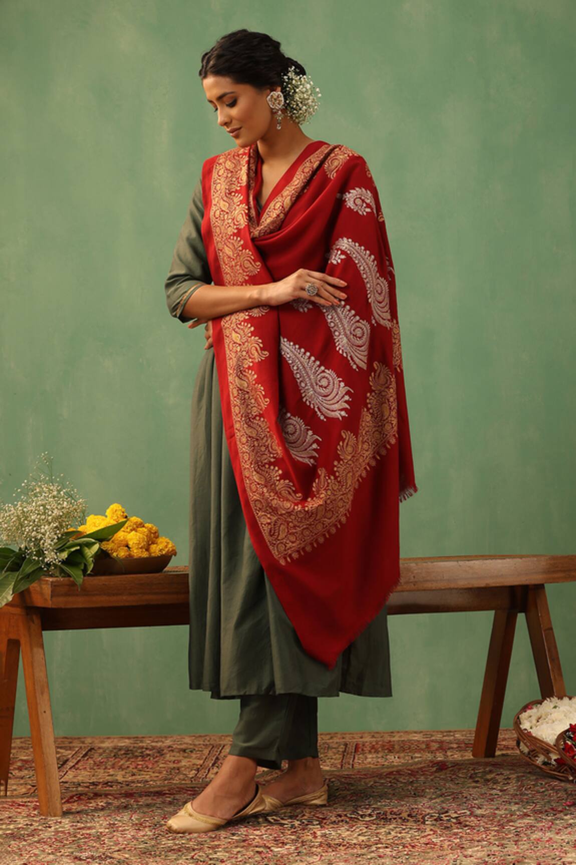 Dusala Tiari Cashmere Shawl 