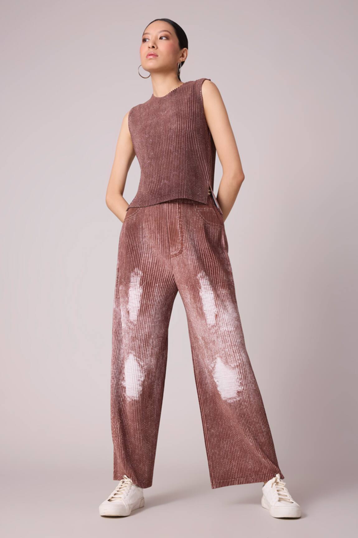 Scarlet Sage Fae Textured Top With Pant 