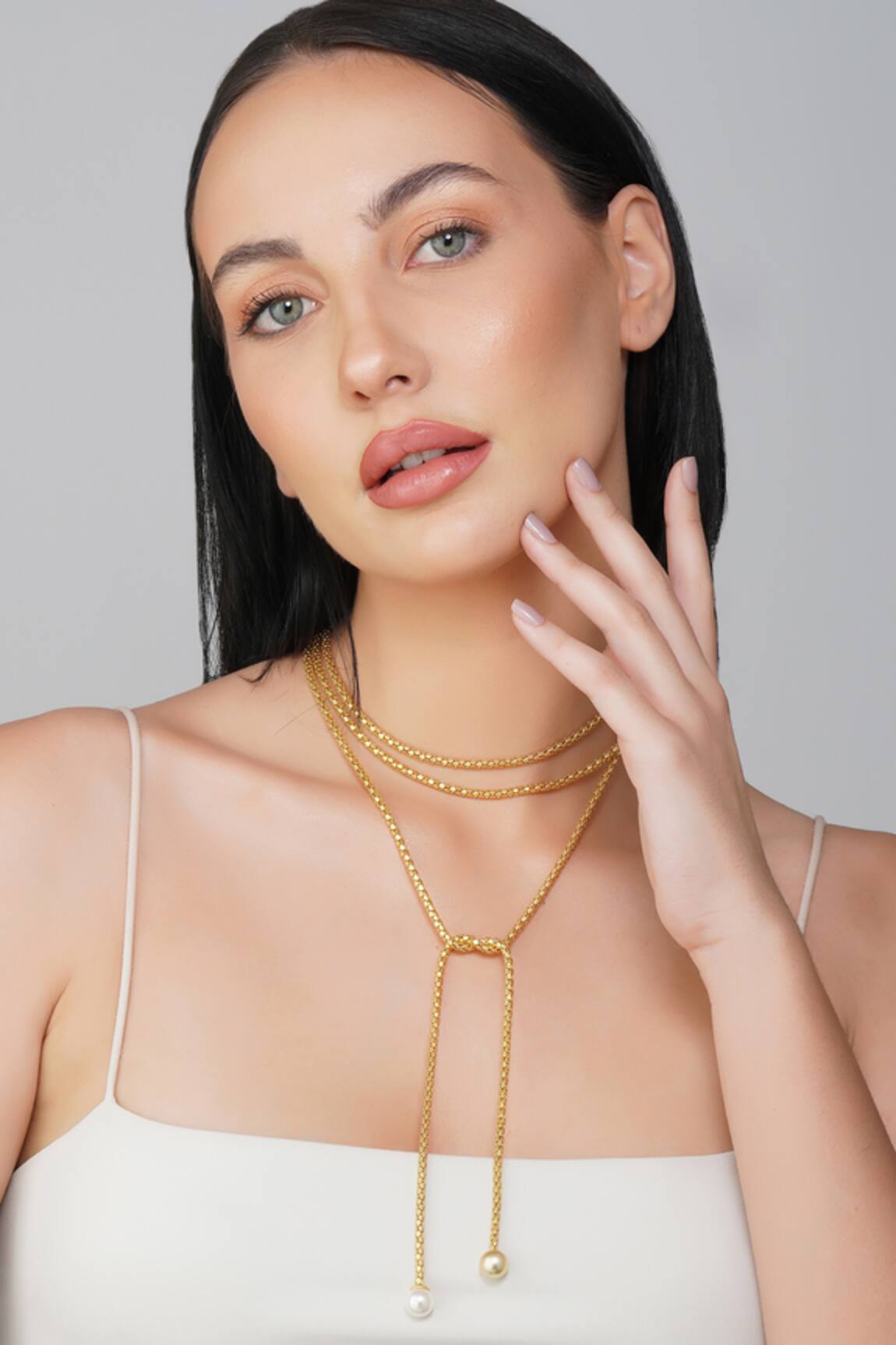 Zariin Draped in Elegance Wrap Necklace 